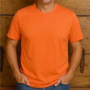 Mens Keeping NY Everywhere- KNYEW | Large  Orange T-Shirt